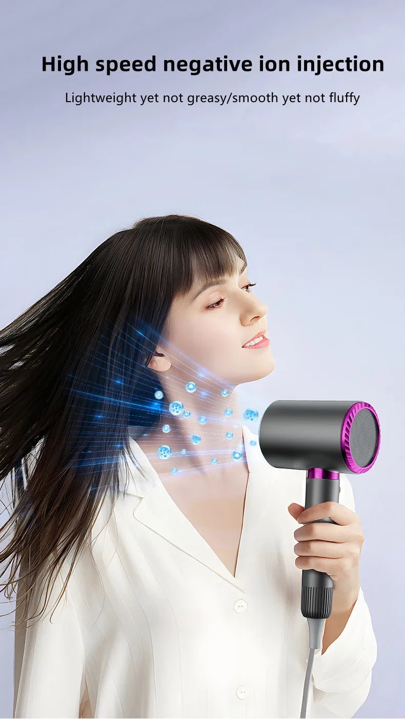 IonGlow™ Pro High - Speed Hair Dryer – 2400W Power, Blue Light Ionic Care, Hot & Cold Styling - VivaHues