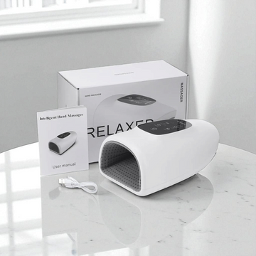 Electric Hand Massager with Heat & Air Compression – 3 Modes Finger & Palm Relief