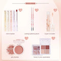 GlamEssence™ 8 - in - 1 Complete Makeup Set – Lipstick, Concealer, Eyeshadow, Blush & More - VivaHues