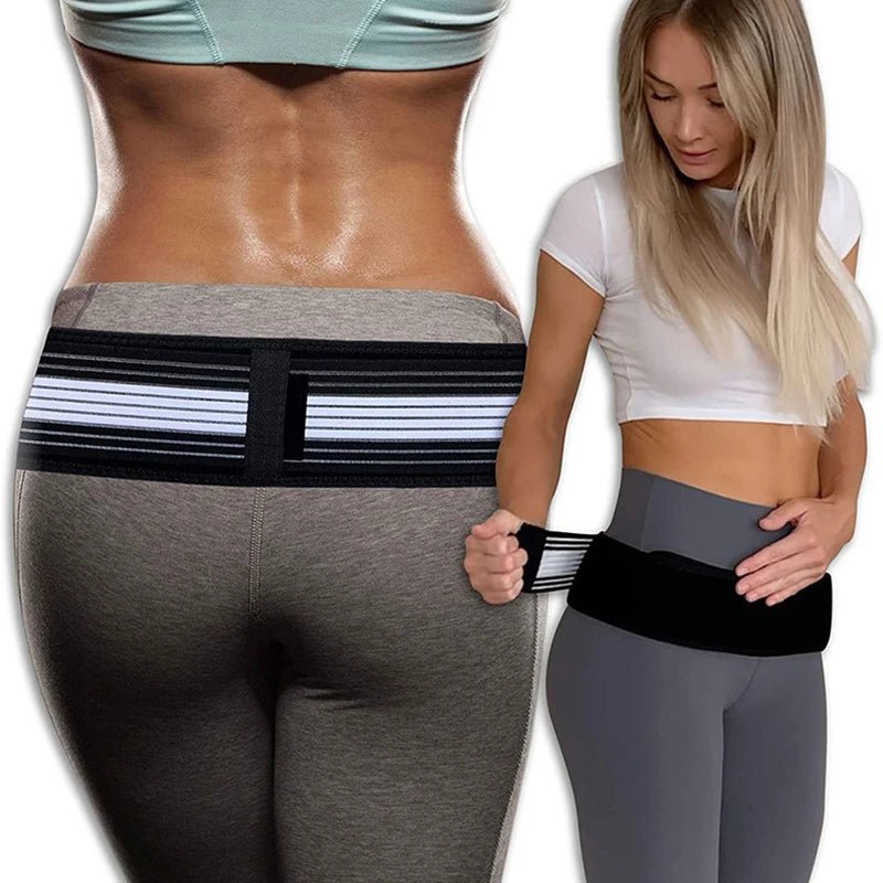 Sacroiliac SI Joint Support Belt | Pelvic & Hip Stabilizer for Sciatica, Lower Back & Lumbar Pain Relief | Adjustable Unisex Brace - VivaHues